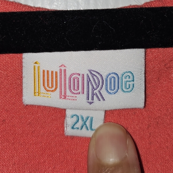 Coral Tanktop by Lularoe 2XL - Picture 3 of 4